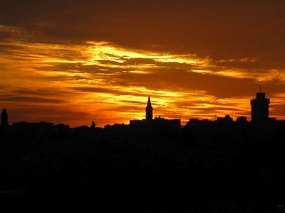 Sunset over Jerusalem Sunset over Jerusalem